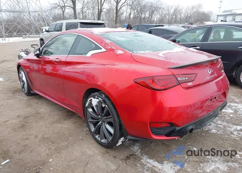 2019 Infiniti Q60 3.0T Red Sport 400 from USA, damaged, VIN JN1FV7EL6KM441086